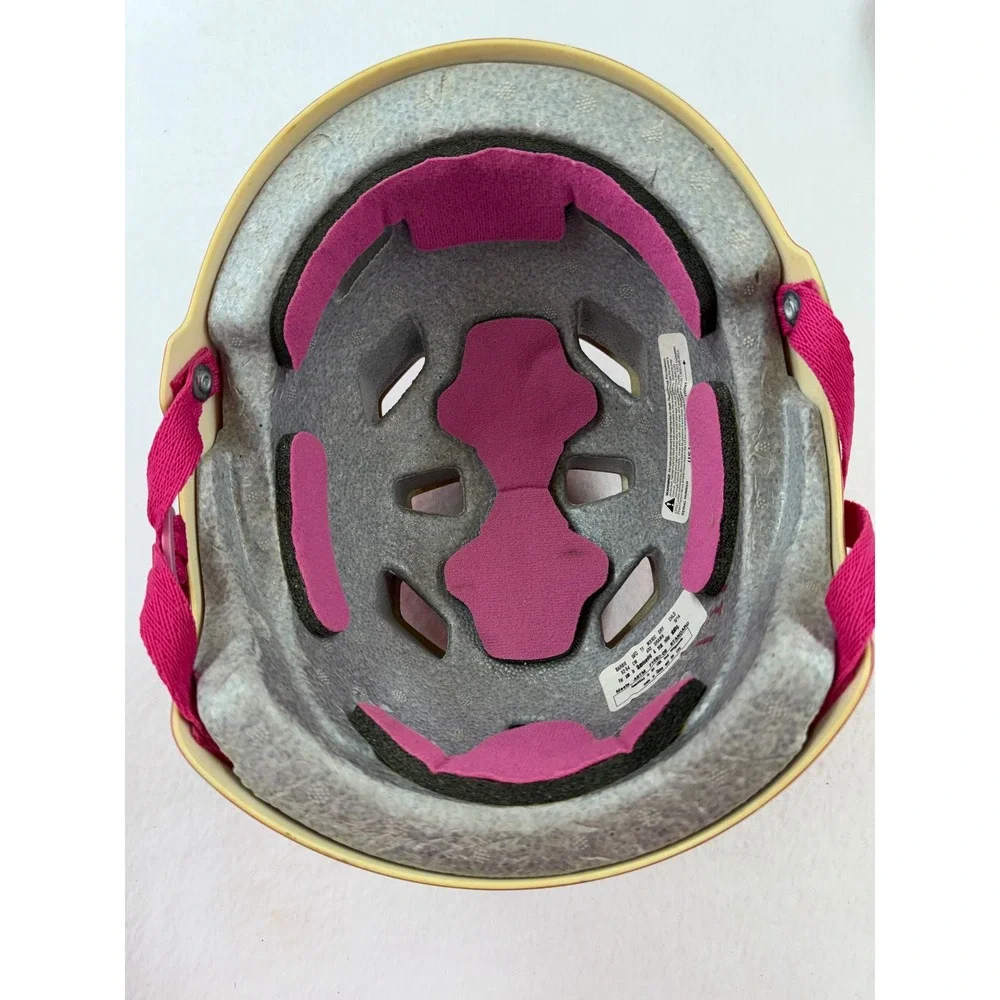 Barbie Pink Skateboarding Roller Skating Helmet Girls Child Size 52-54cm